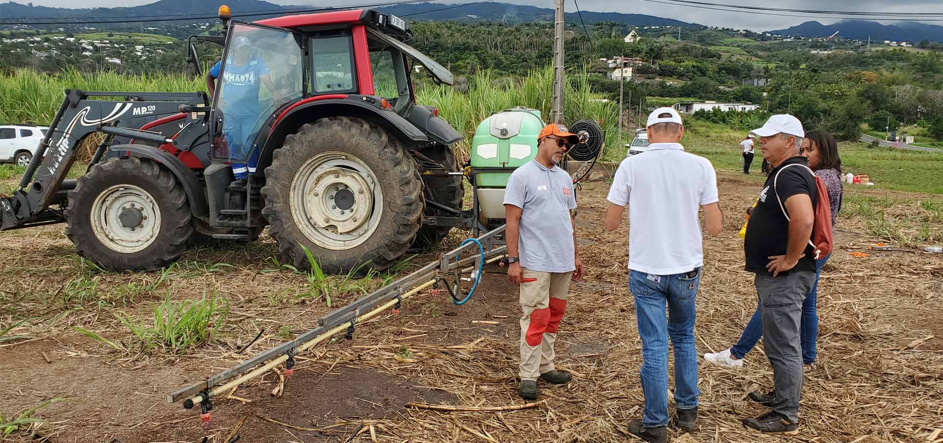 Contrôle technique du matériel de pulvérisation ODF à La Réunion.