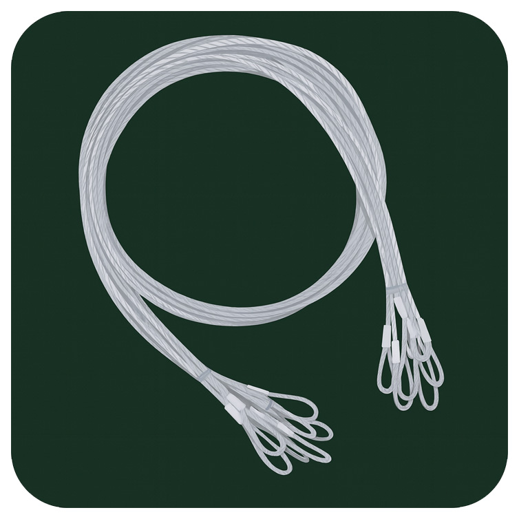 Élingue câble en acier pour manutention sécurisée – accessoires de levage robustes.