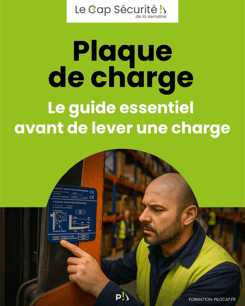 Plaque de charge - chariot de manutention
