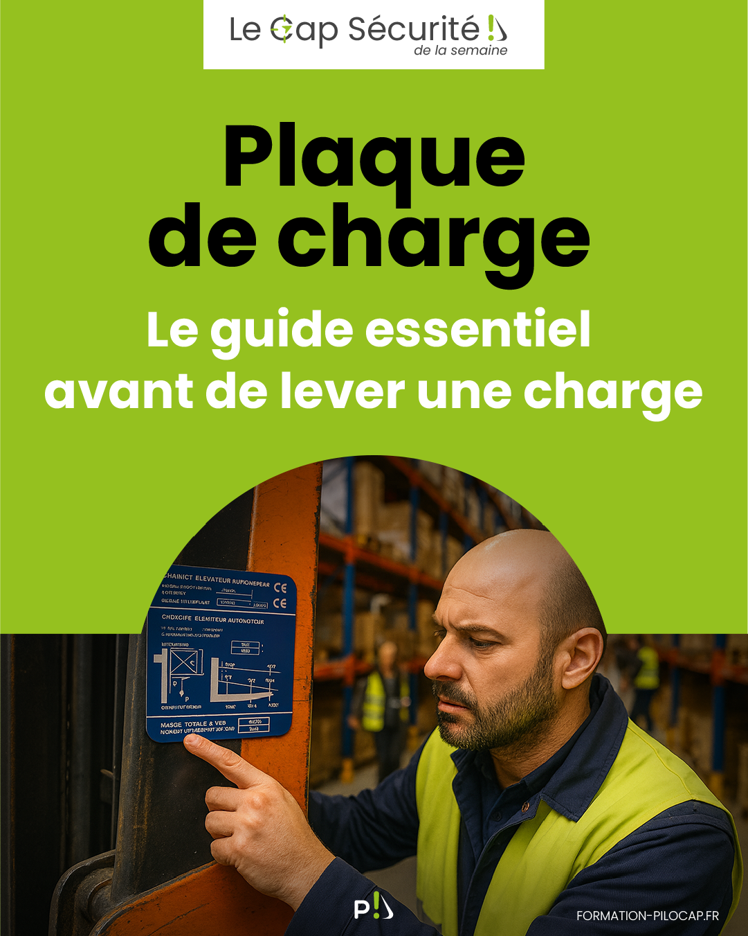 Plaque de charge - chariot de manutention