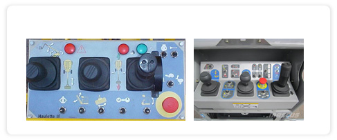 Poste de commande principal d’une nacelle élévatrice à bras articulé