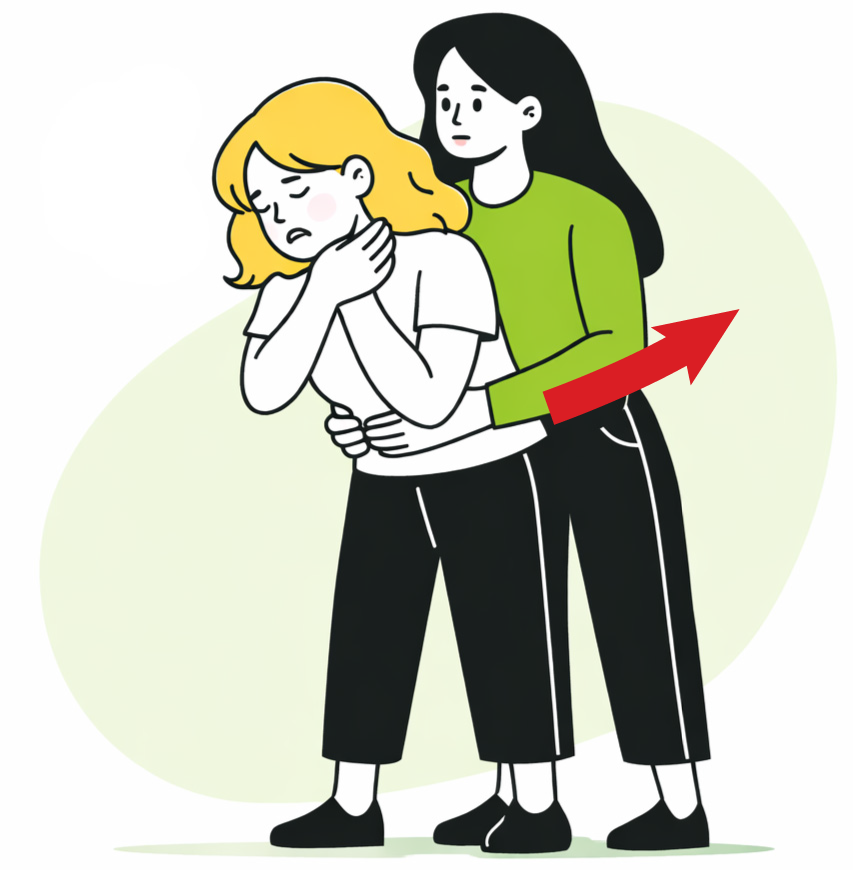 méthode heimlich compression abdominale vers l intérieur