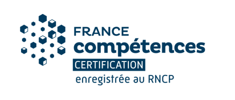 Certification_RNCP_Bleu Logo - Compétences et certifications enregistrées au RNCP