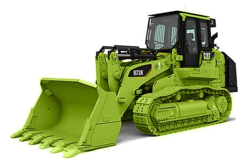 chargeuse sur chenilles engin de chargement terrain difficile